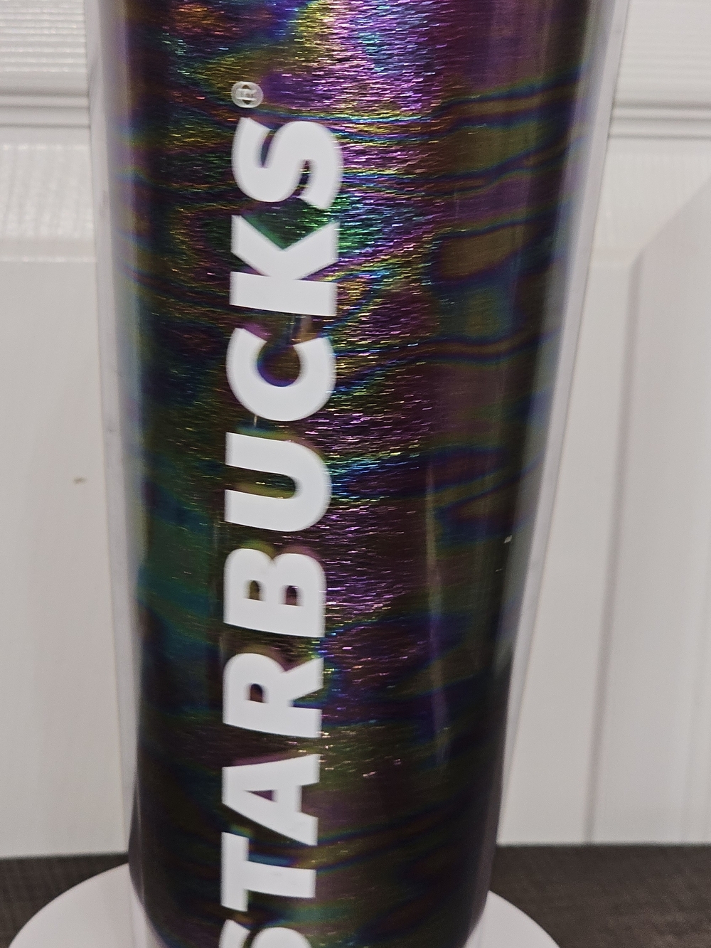 Starbucks Iridescent Purple-Green Logo Tumbler - Picture 1 of 5